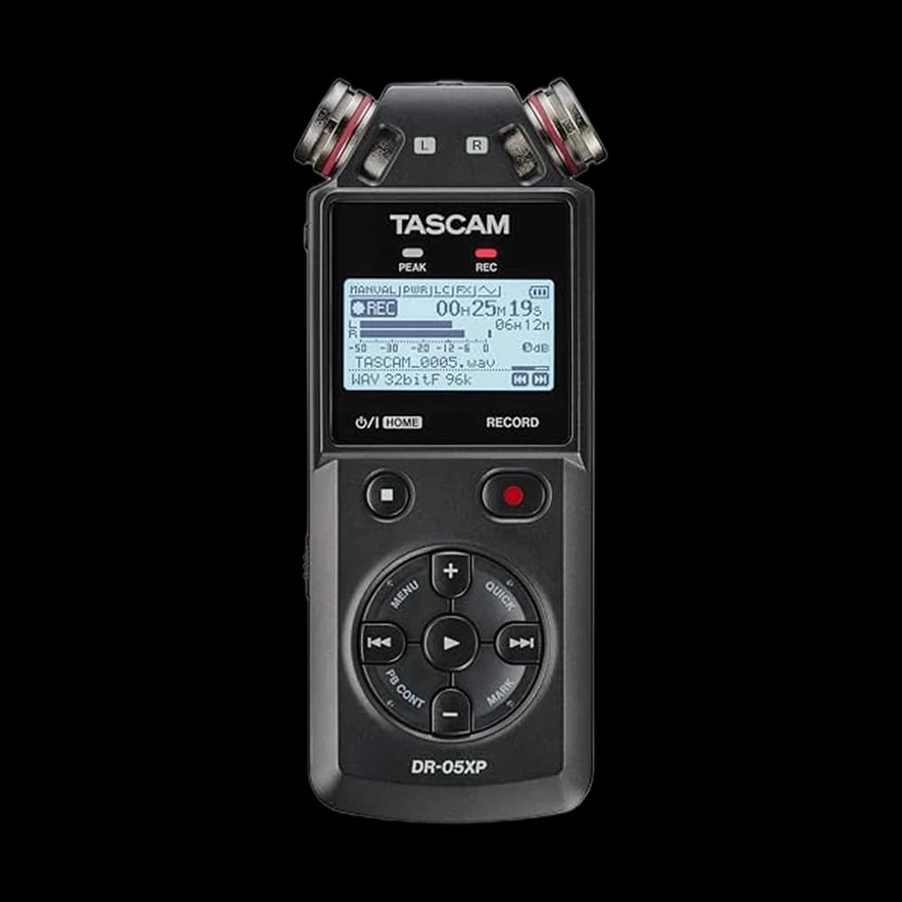 TASCAM DR-05XP 32-Bit Float Portable Handheld Field Recorder and…
